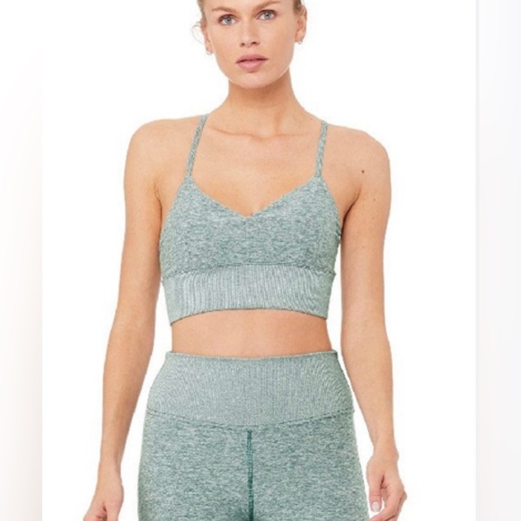 ALO Yoga Other - Alo Alosoft Lavish Bra Seagrass Size Medium